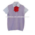 Camiseta con el uniforme superior hecho punto de la escuela para los niños